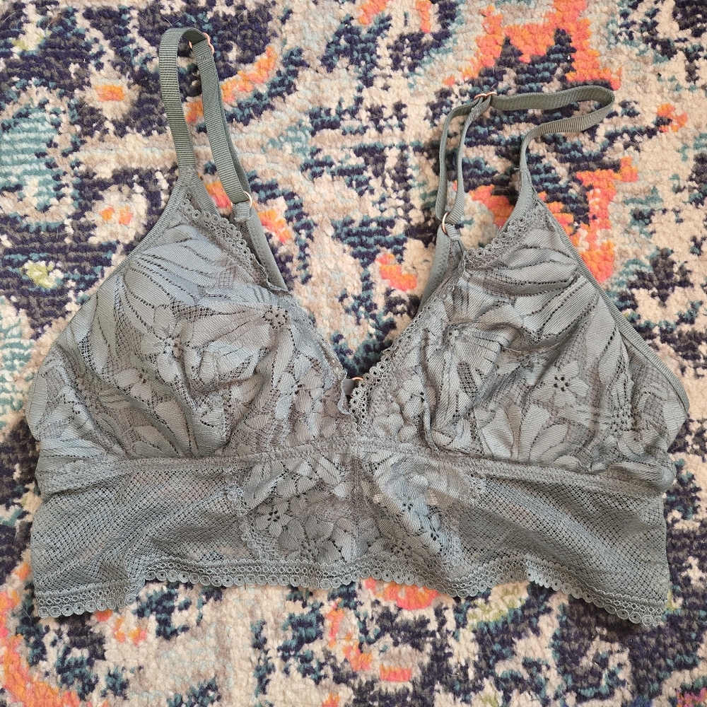 Aerie Lace Bralette in Seafoam